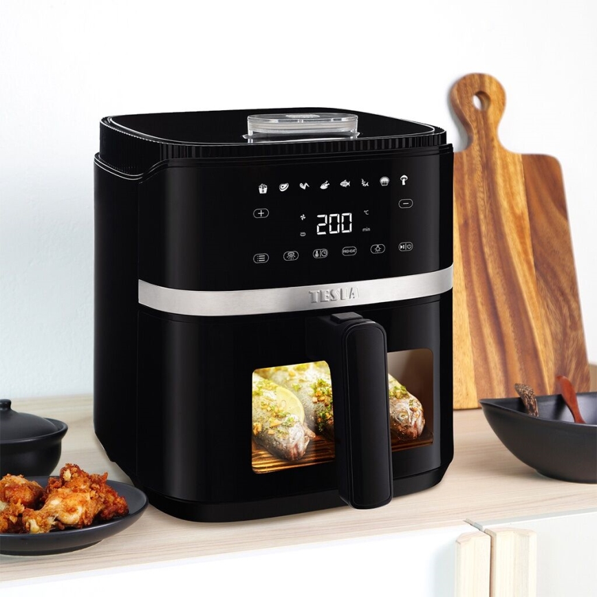 TESLA Electronics AirCook - Многофункциональная цифровая фритюрница 5 л 1500W/230V