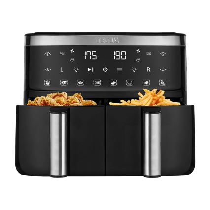TESLA Electronics AirCook - Многофункциональная двухкамерная цифровая фритюрница 7,6 л 2850W/230V