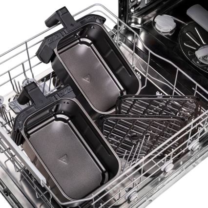 TESLA Electronics AirCook - Багатофункціональна подвійна цифрова аерофритюрниця 9 л 2400 Вт/230 В
