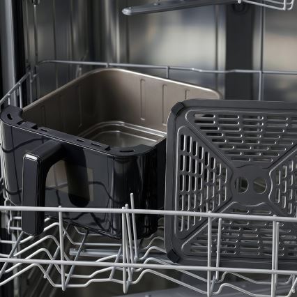 TESLA Electronics AirCook - Трёхзонная аэрофритюрница 14,5 л 2800 Вт/230 В чёрная