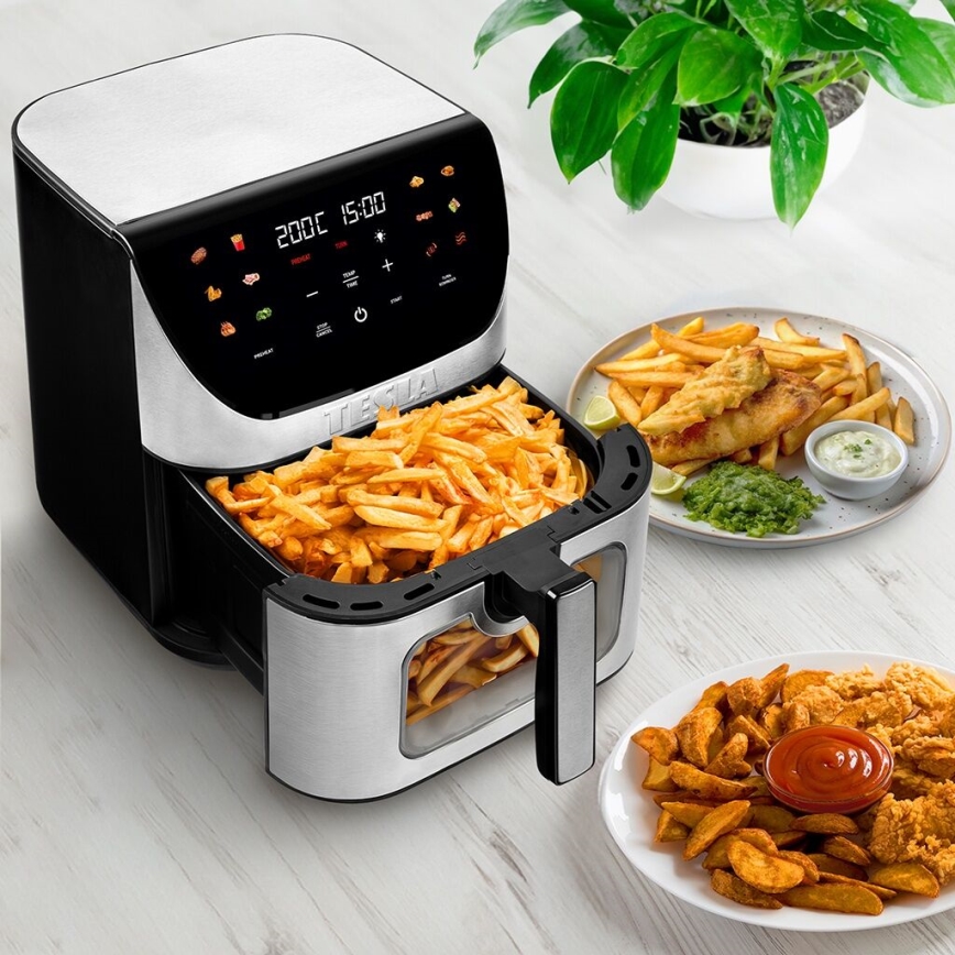 TESLA Electronics AirCook - Умная универсальная цифровая мультипечь 9 л 1700W/230V Wi-Fi