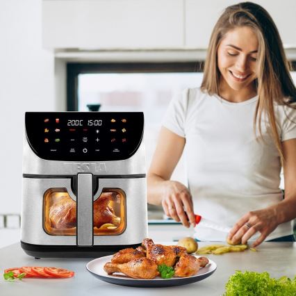 TESLA Electronics AirCook - Умная универсальная цифровая мультипечь 9 л 1700W/230V Wi-Fi