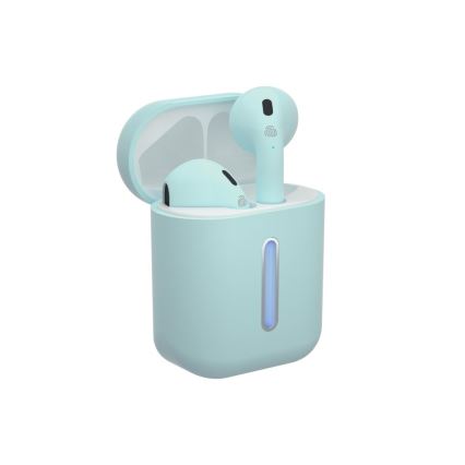 TESLA Electronics - Беспроводные наушники 300 мАч + 2x 25 мАч IPX4 бирюзовые