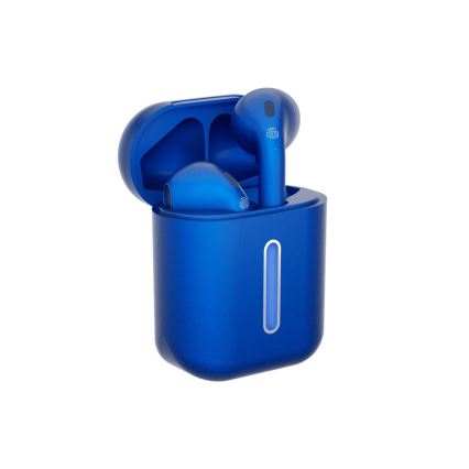 TESLA Electronics - Беспроводные наушники 300 мАч + 2x 25 мАч IPX4 синие