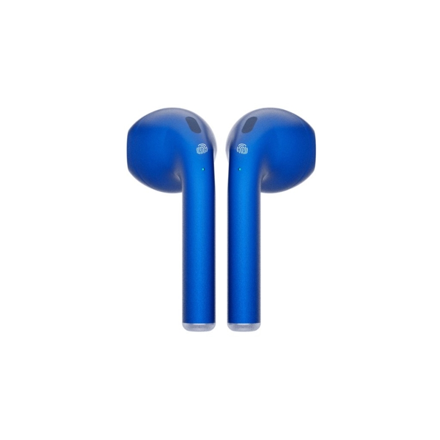 TESLA Electronics - Беспроводные наушники 300 мАч + 2x 25 мАч IPX4 синие