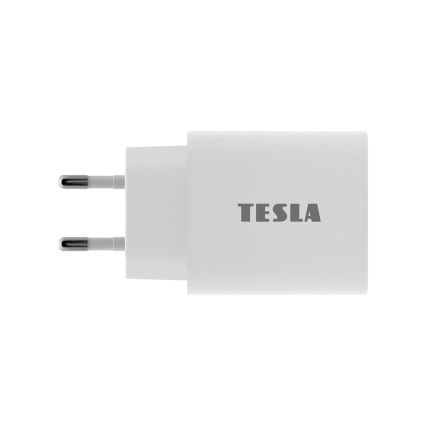 TESLA Electronics - Блок быстрой зарядки Power Delivery 20W белый