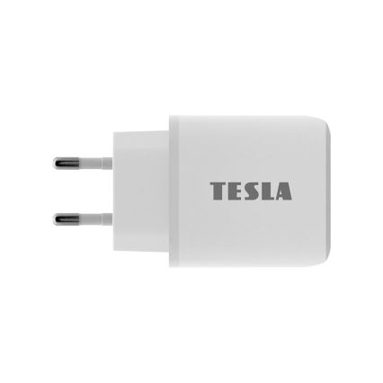 TESLA Electronics - Блок быстрой зарядки Power Delivery 25W белый