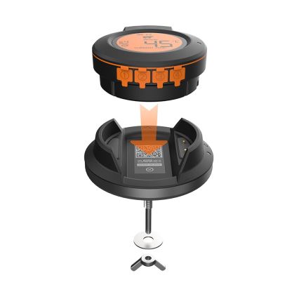 TESLA Electronics Cook - Цифровий термометр для м'яса зі щупом 0-400 °C 2xAA IP65