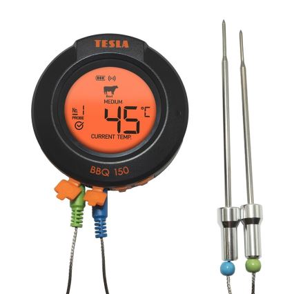 TESLA Electronics Cook - Цифровой термометр для мяса с зондом 0-400 °C 2xAA IP65
