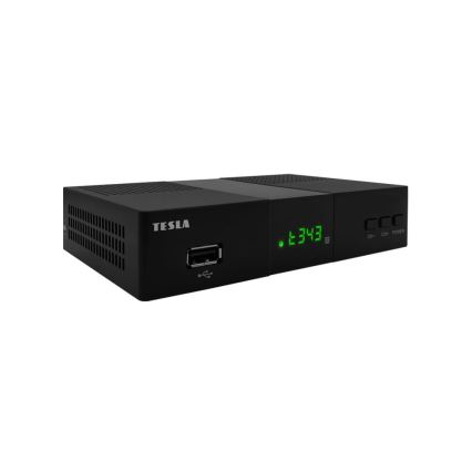 TESLA Electronics - DVB-T2 H.265 (HEVC) приймач 2xAAA + пульт дистанційного керування