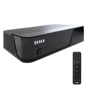 TESLA Electronics - DVB-T2 H.265 (HEVC) ресивер з HbbTV, 12 В + пульт дистанційного керування