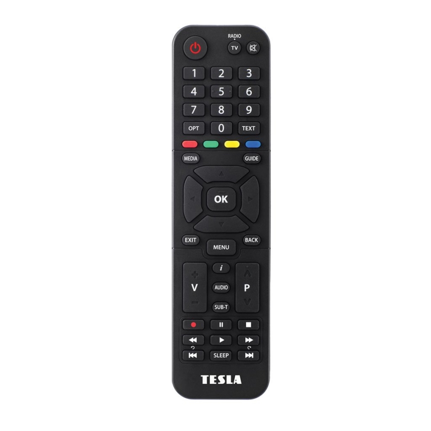 TESLA Electronics - DVB-T2 H.265 (HEVC) ресивер з HbbTV, 12 В + пульт дистанційного керування