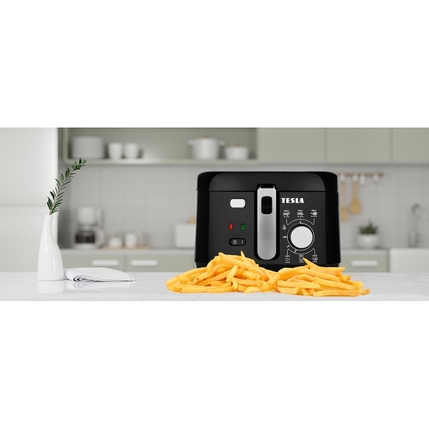 TESLA Electronics EasyCook - Масляная фритюрница 2,5 л 1800W/230V