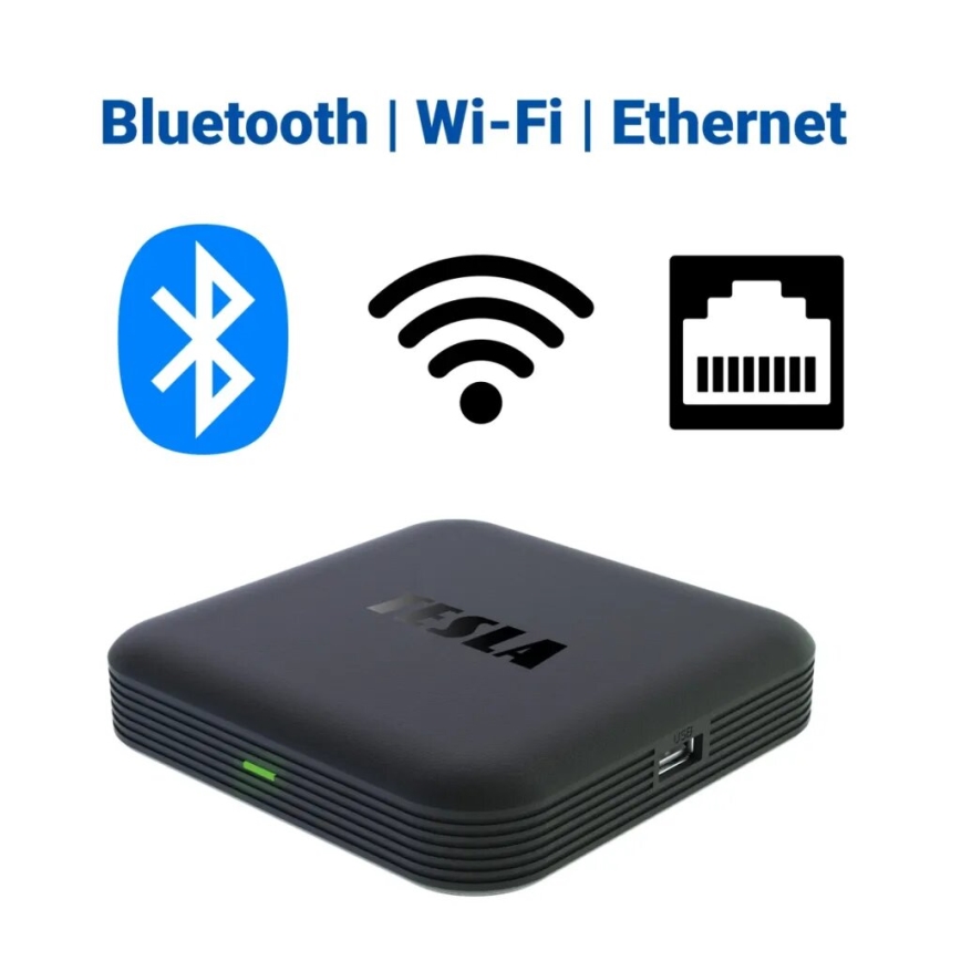 TESLA Electronics MediaBox - UHD Мультимедійний програвач Wi-Fi + пульт дистанційного керування