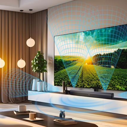 TESLA Electronics PrimeSound - Звукова панель Dolby Atmos 2.1 230W/230V + пульт дистанційного керування