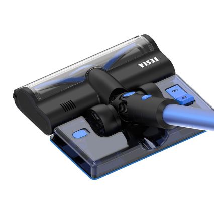 TESLA Electronics PureStar - Гибкий беспроводной пылесос без мешка 3в1 300W/2200 mAh черный/синий
