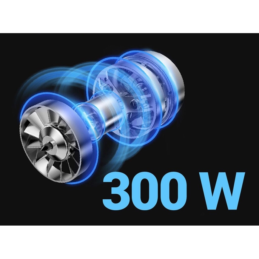 TESLA Electronics PureStar - Гибкий беспроводной пылесос без мешка 3в1 300W/2200 mAh черный/синий