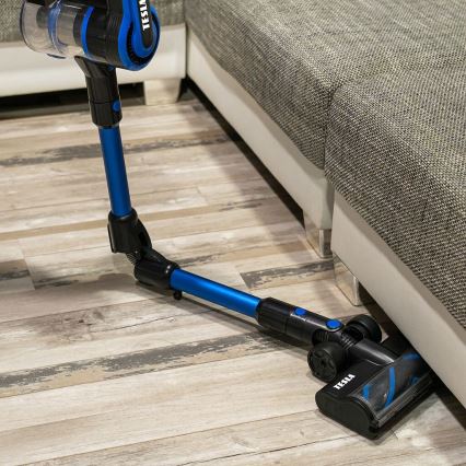 TESLA Electronics PureStar - Гнучкий бездротовий пилосос-стіка 3 в 1 300 Вт/2200 мАг чорний/синій