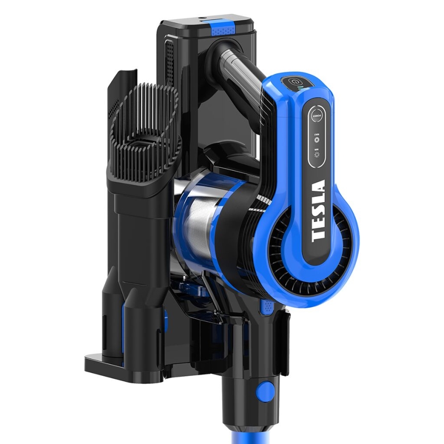 TESLA Electronics PureStar - Гнучкий бездротовий пилосос-стіка 3 в 1 300 Вт/2200 мАг чорний/синій