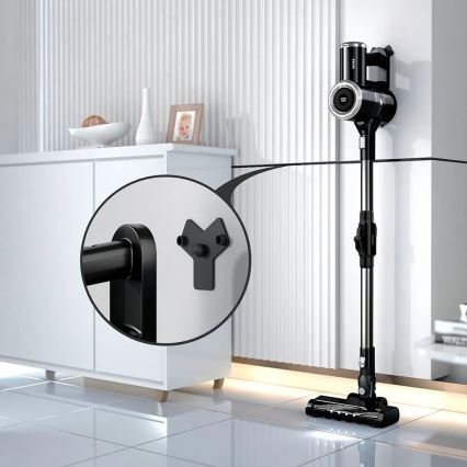 TESLA Electronics PureStar - Гнучкий бездротовий пилосос-стіка 2 в 1 150 Вт/2200 мАг чорний