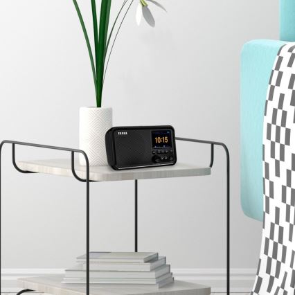 TESLA Electronics - Радіоприймач DAB+ FM 5W/4000 mAh чорний