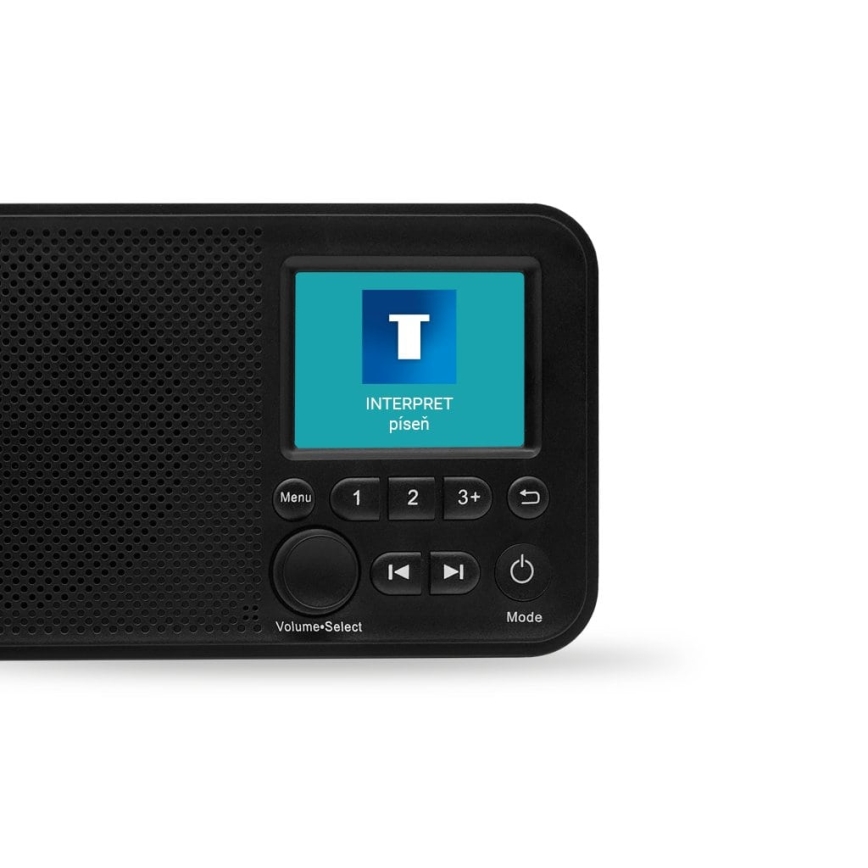 TESLA Electronics - Радіоприймач DAB+ FM 5W/4000 mAh чорний