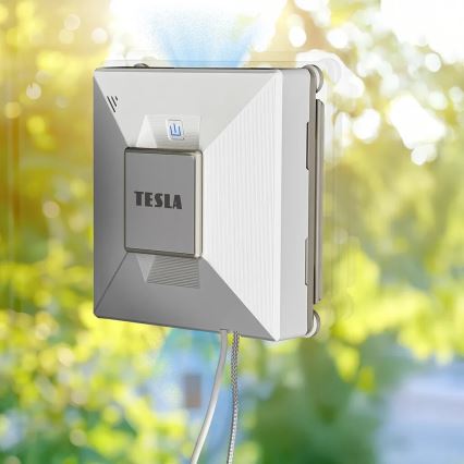 TESLA Electronics RoboStar - Розумний пристрій для миття вікон з розпиленням води 72W/230V/650 mAh Wi-Fi + пульт дистанційного керування