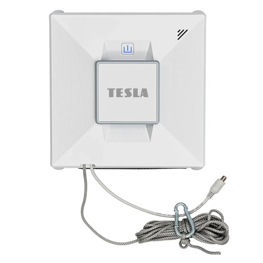 TESLA Electronics RoboStar - Розумний пристрій для миття вікон з розпиленням води 72W/230V/650 mAh Wi-Fi + пульт дистанційного керування