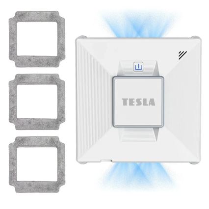 TESLA Electronics RoboStar - Розумний пристрій для миття вікон з розпиленням води 72W/230V/650 mAh Wi-Fi + пульт дистанційного керування