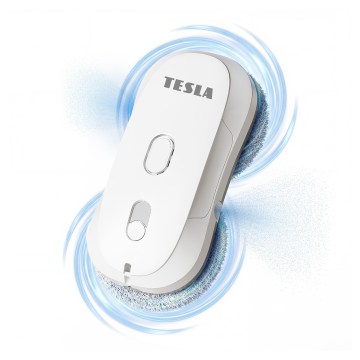 TESLA Electronics RoboStar - робот для мытья окон с распылителем воды 72 Вт/230 В/500 мА·ч + дистанционное управление