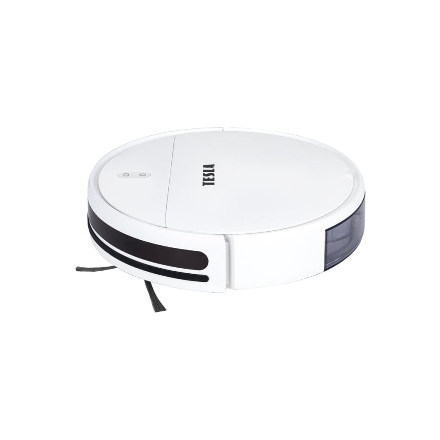 TESLA Electronics RoboStar - Розумний робот-пилосос 2в1 2500 mAh Wi-Fi Tuya білий + дистанційне керування