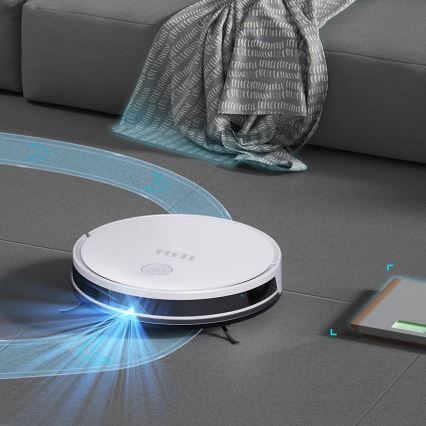 TESLA Electronics RoboStar - Умный робот-пылесос 2в1 2600 mAh Wi-Fi белый + дистанционное управление