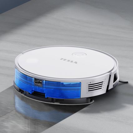TESLA Electronics RoboStar - Умный робот-пылесос 2в1 2600 mAh Wi-Fi белый + дистанционное управление