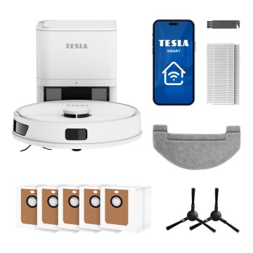 TESLA Electronics RoboStar - умный робот-пылесос 3 в 1 3200 мА·ч Wi-Fi белый