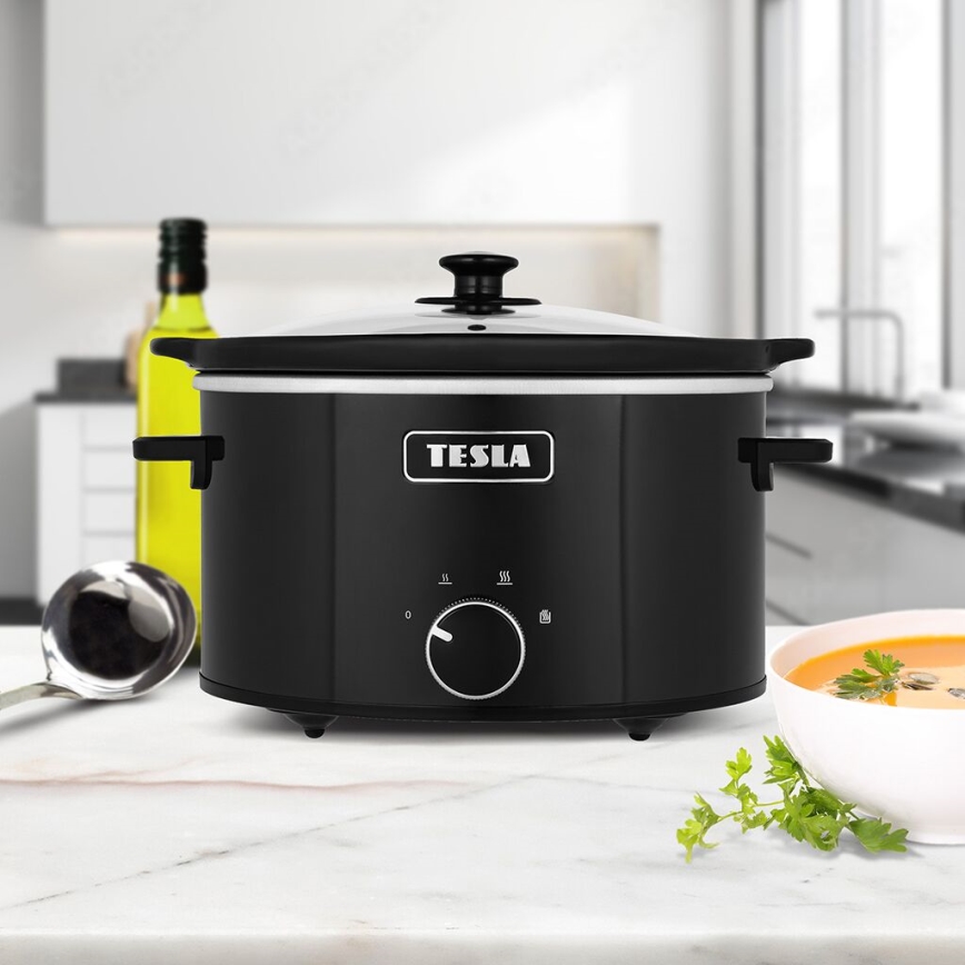 TESLA Electronics SlowCook - Повільноварка 3,5 л 200W/230V