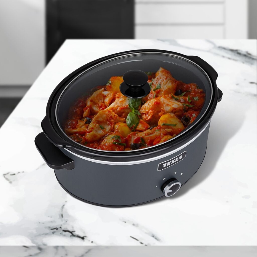 TESLA Electronics SlowCook - Повільноварка 6,5 л 270W/230V