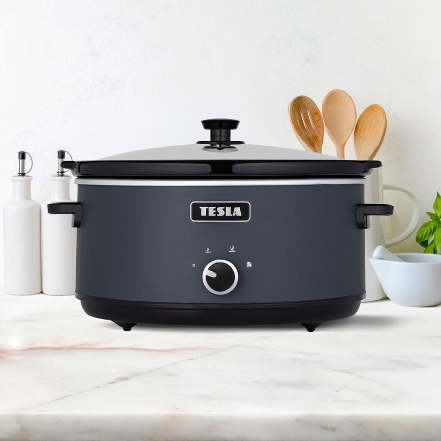 TESLA Electronics SlowCook - Повільноварка 6,5 л 270W/230V
