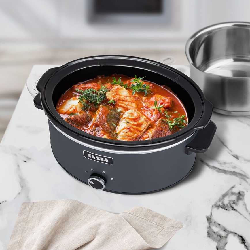 TESLA Electronics SlowCook - Повільноварка 6,5 л 270W/230V