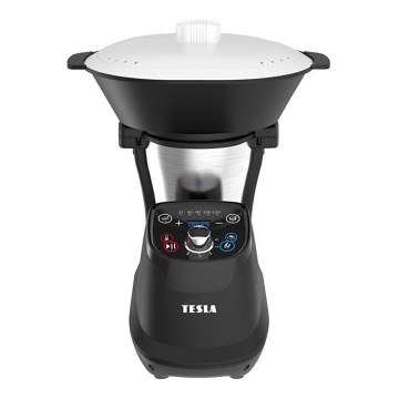 TESLA Electronics ThermoCook - Мультифункціональний кухонний комбайн 1200W/230V нержавіюча сталь