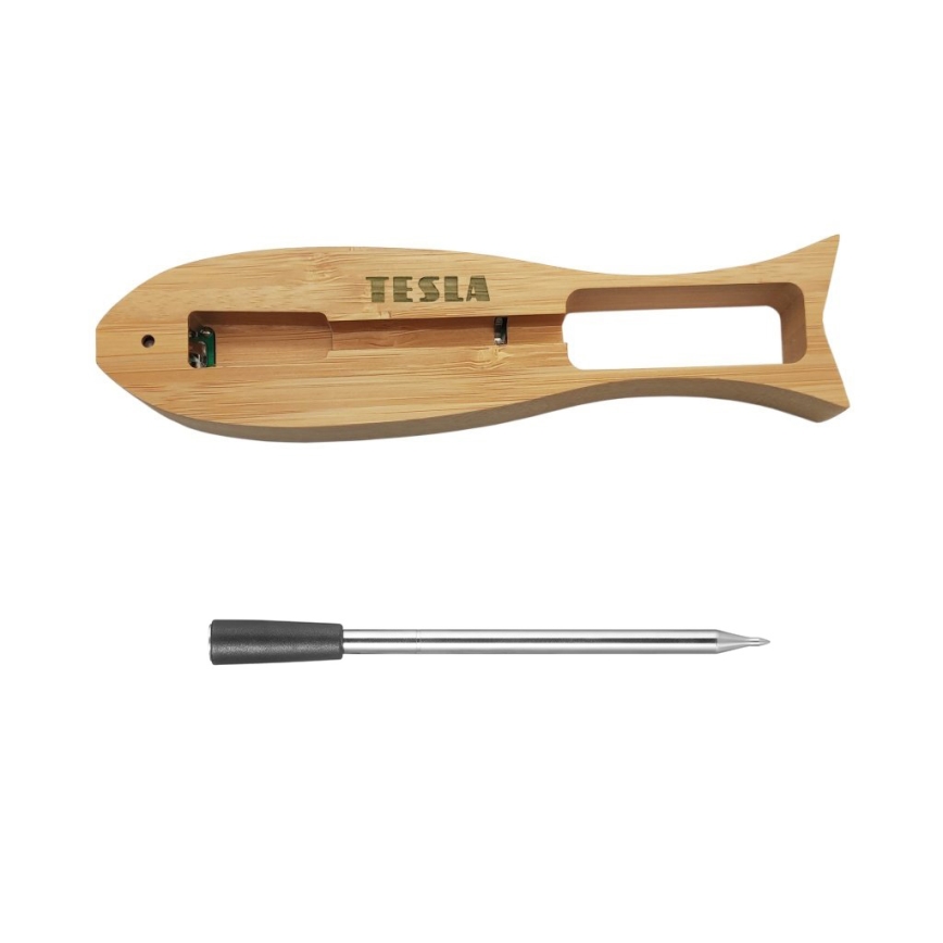 TESLA Electronics - Умный термометр для мяса с подставкой для зарядки 0-300 °C 5V IP67