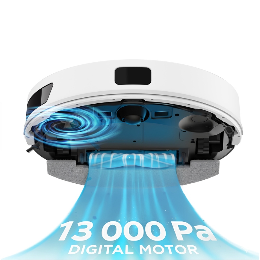 ТЕСЛА Електронікс РобоСтар - Розумний робот-пилосос 2-в-1, 3200 мА·год, вай-фай, білий