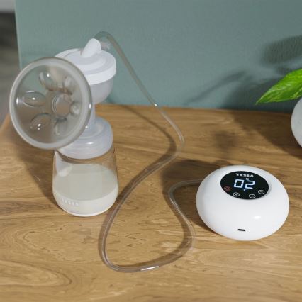 TESLA Smart - Електричний акумуляторний молоковідсмоктувач для грудного молока 900 mAh