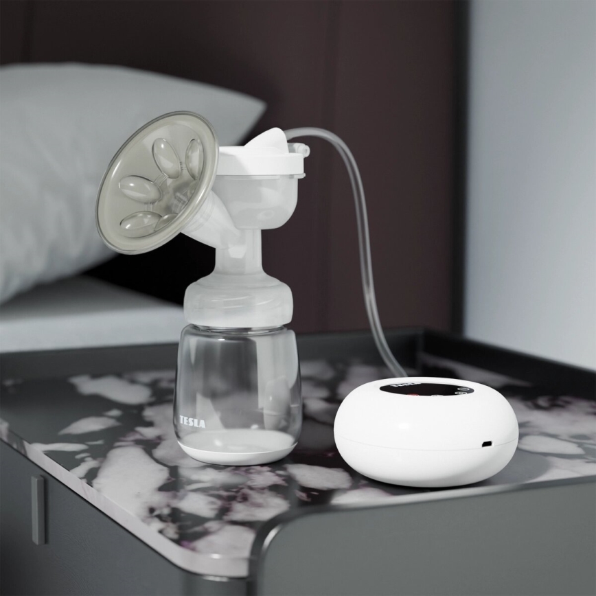 TESLA Smart - Електричний акумуляторний молоковідсмоктувач для грудного молока 900 mAh