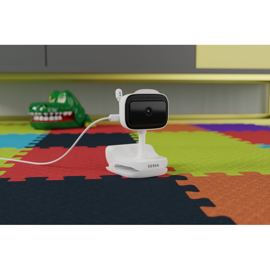TESLA Smart - Розумна дитяча відеоняня з Wi-Fi та функцією заряджання