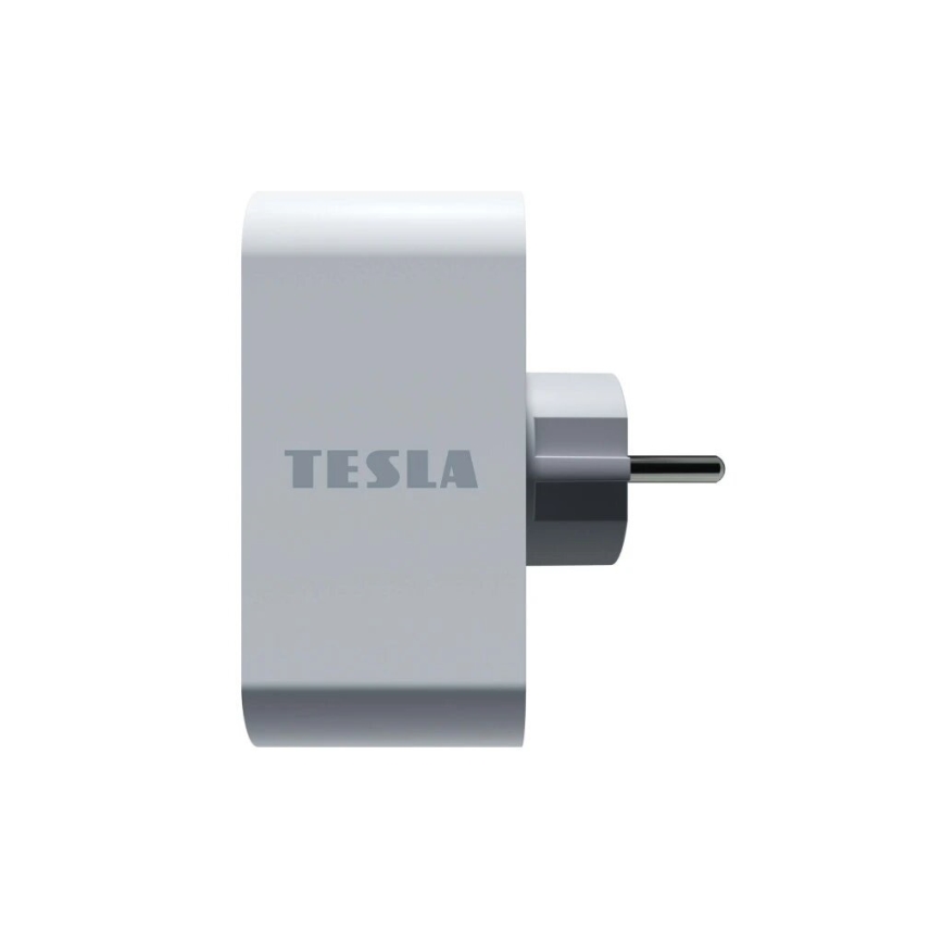 TESLA Smart - Розумна розетка-розгалужувач 2x16A/230V Тип F Wi-Fi Tuya