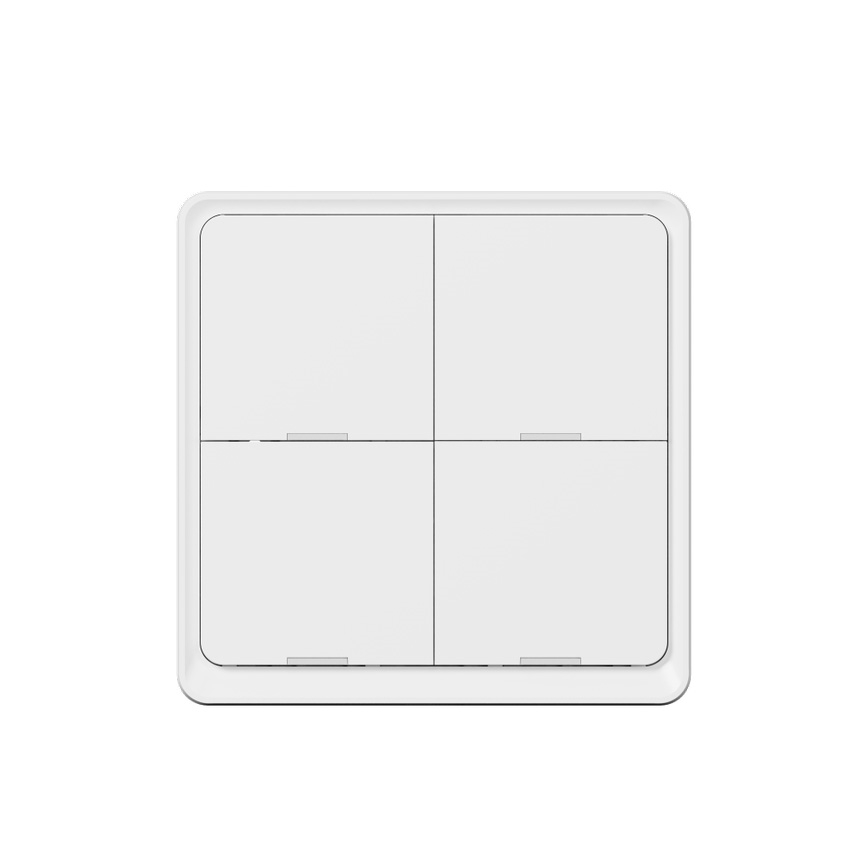 TESLA Smart - Розумний бездротовий домашній вимикач 4P 1xCR2430 ZigBee