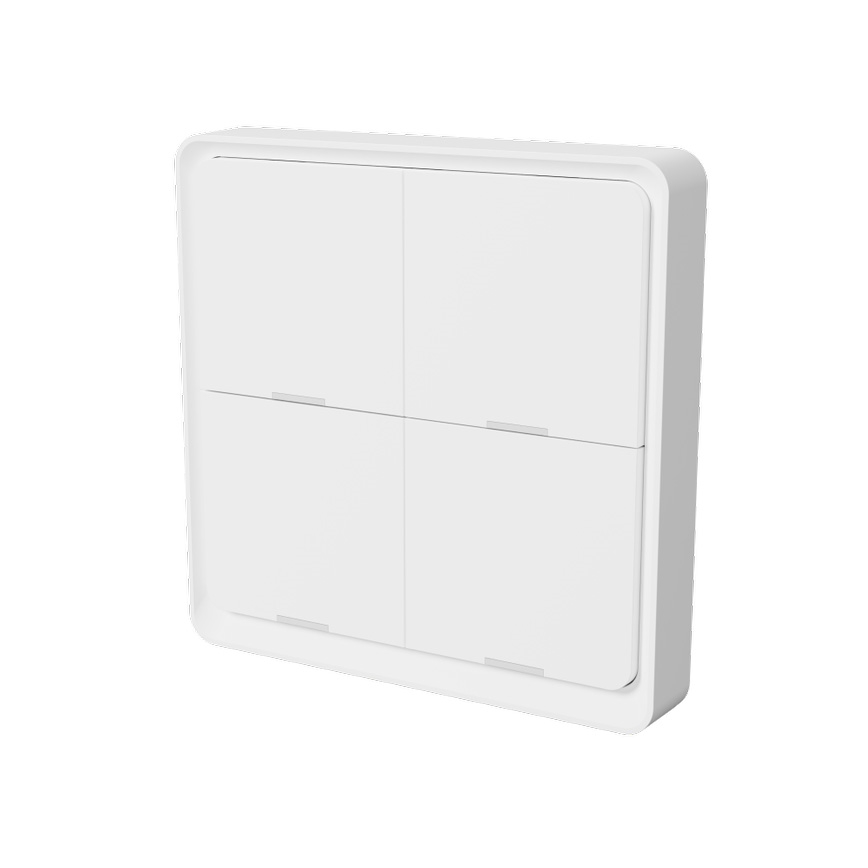 TESLA Smart - Розумний бездротовий домашній вимикач 4P 1xCR2430 ZigBee