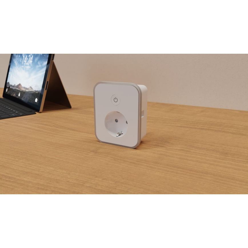 TESLA Smart - Умная розетка 3690W/230V/16A 2xUSB/24W/5V Wi-Fi Tuya