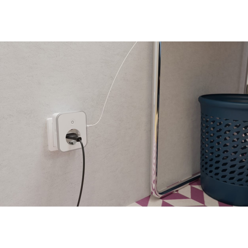 TESLA Smart - Умная розетка 3690W/230V/16A 2xUSB/24W/5V Wi-Fi Tuya