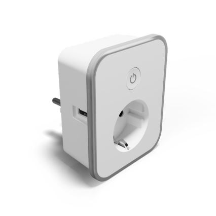 TESLA Smart - Умная розетка 3690W/230V/16A 2xUSB/24W/5V Wi-Fi Tuya